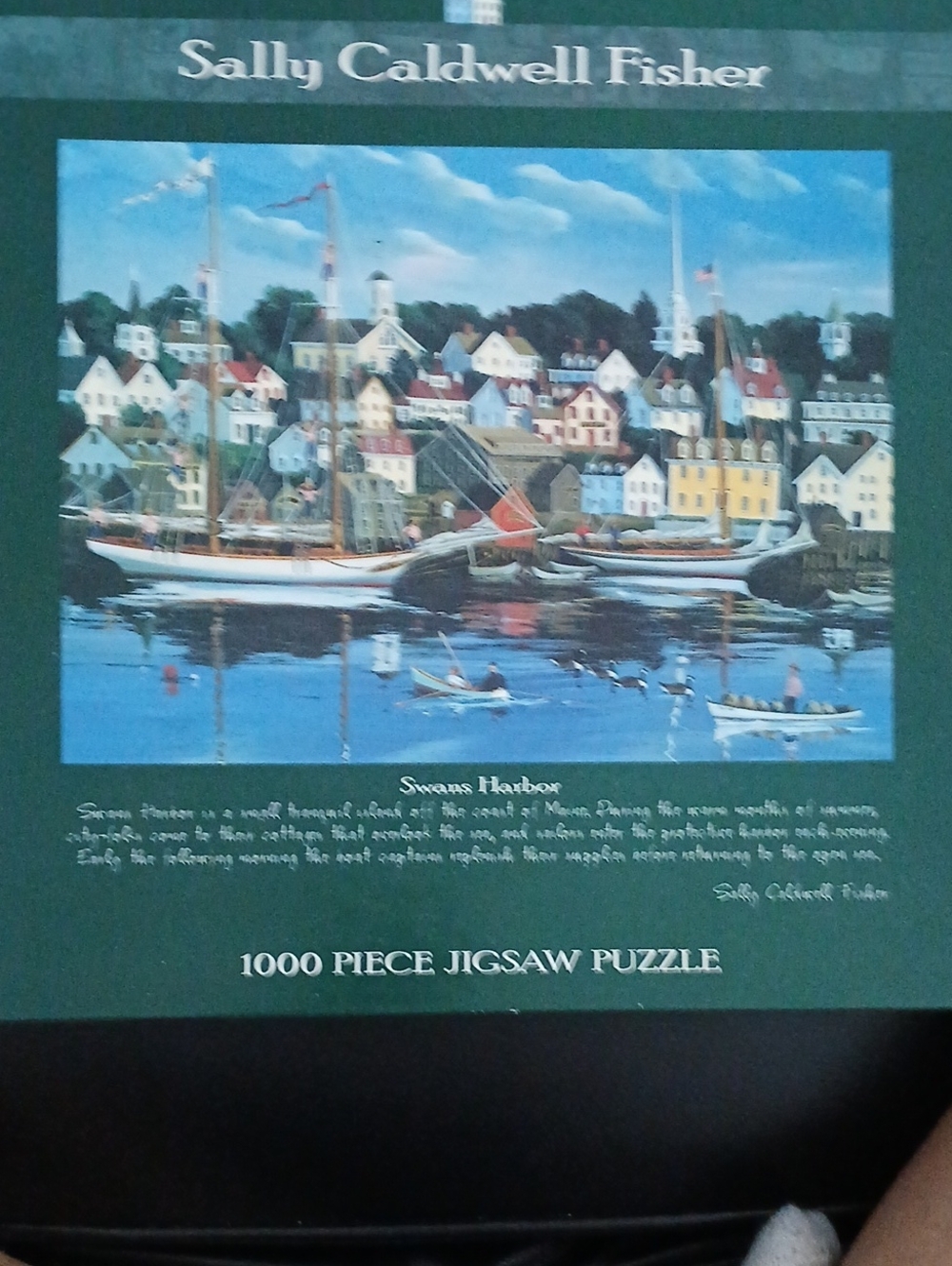 Swans Harbor 1000-Piece Jigsaw Puzzle